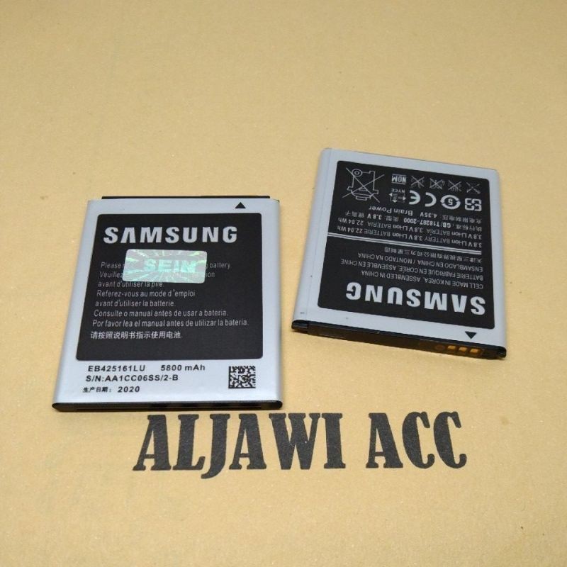 Baterai Samsung Galaxy Z2 / i8160 / Galaxy Ace 2 EB425161LU Original Battery Hp