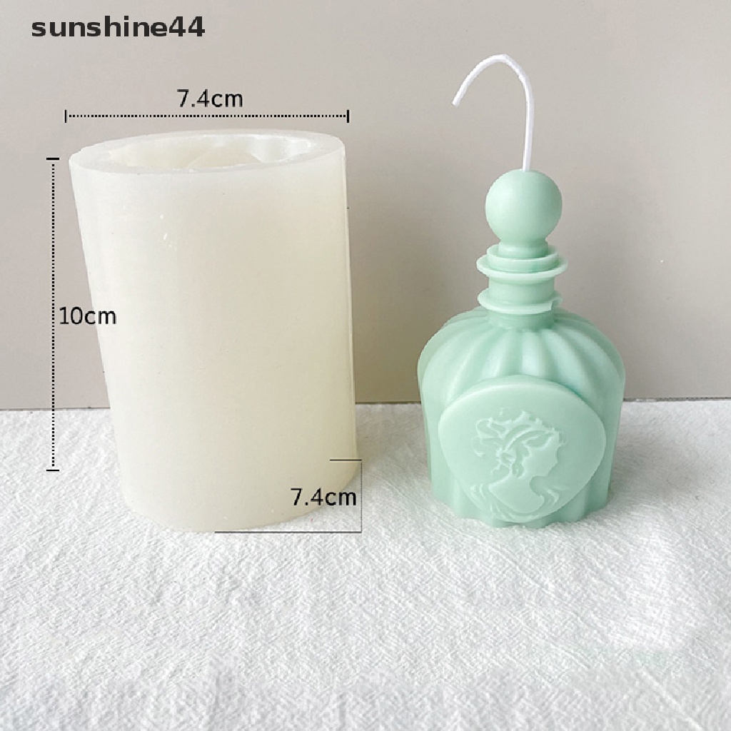 Sunshine Cetakan Sabun Handmade DIY Bentuk Botol Bahan Silikon