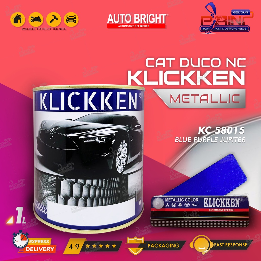 Cat Duco Metallic KLICKKEN METALLIC - KC 58015 BLUE PURPLE JUPITER