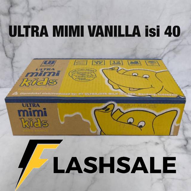 

DUS susu ultra mimi vanilla 125 ml