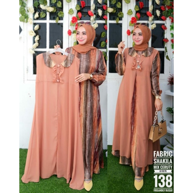 gamis fabric shakila