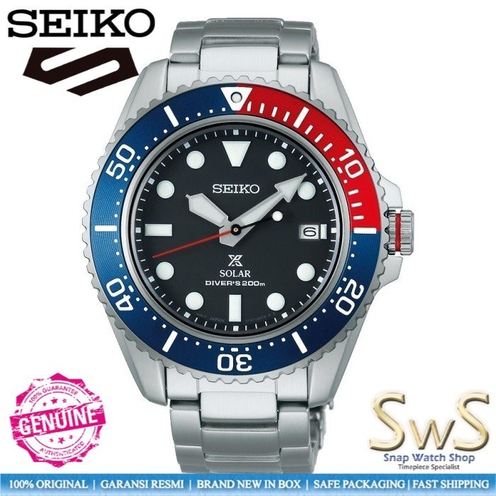 Seiko Prospex Solar Divers SNE591P1 SNE591 Original Resmi