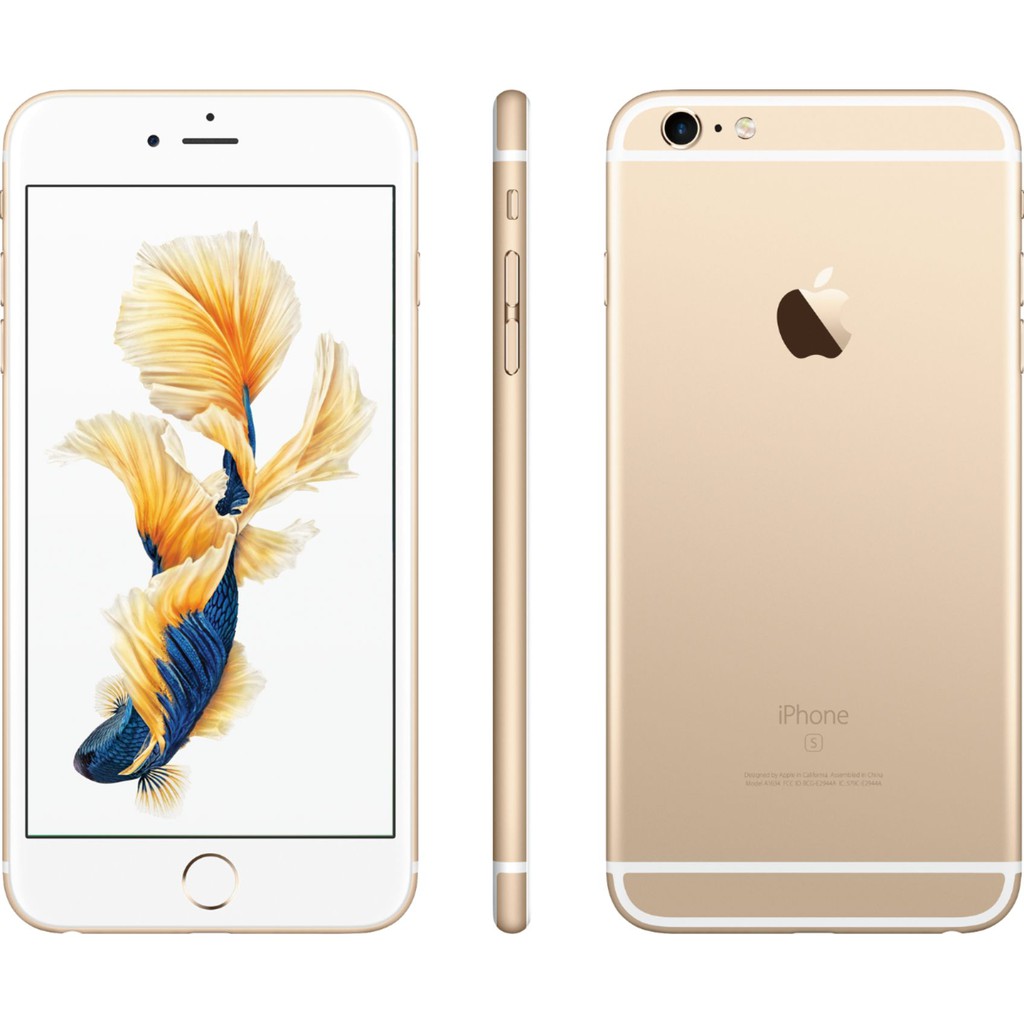iPhone 6S Plus 32GB Fullset  All Sim Silent Original Second Mulus100% 3utools All Green (Garansi 1 Tahun)-Gold