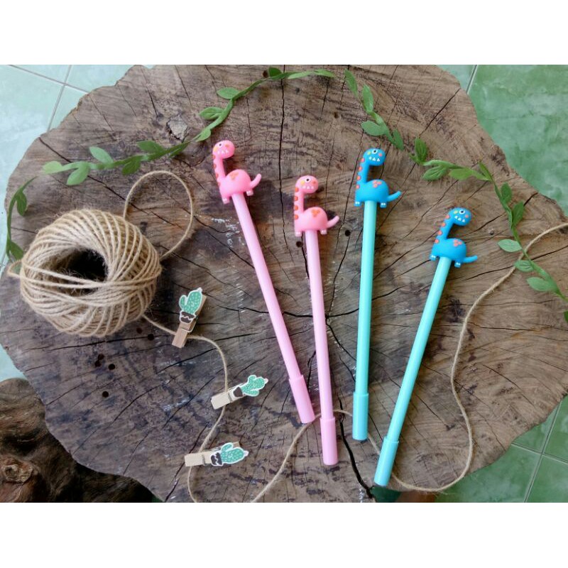 

Pulpen Gel Dino Pena Gel Karakter Ballpoint Gel Karakter Pulpen Lucu Bolpen Unik