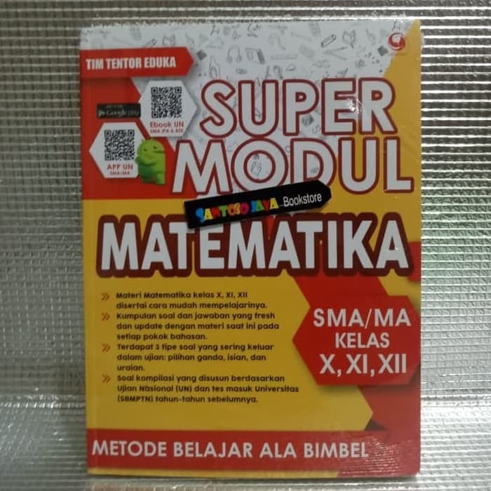 Super Modul Matematika Sma Kelas X Xi Dan Xii Oleh Timtentor Edukasi Shopee Indonesia