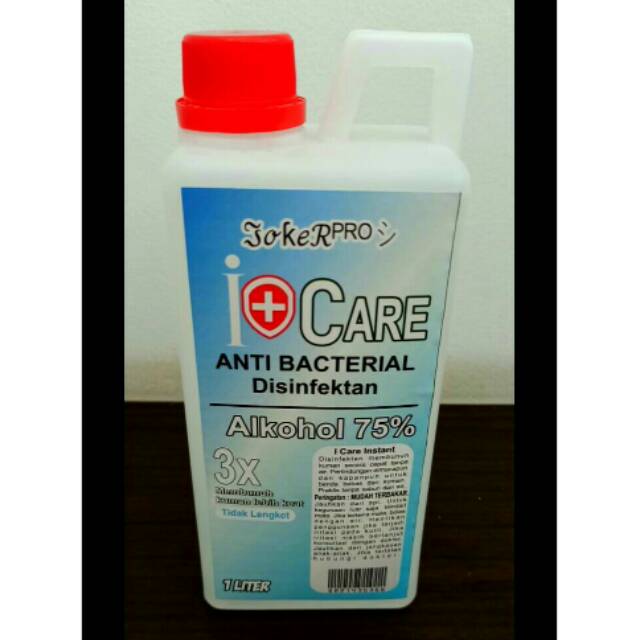 DISINFECTAN 1 LITER ALKOHOL NET 75%