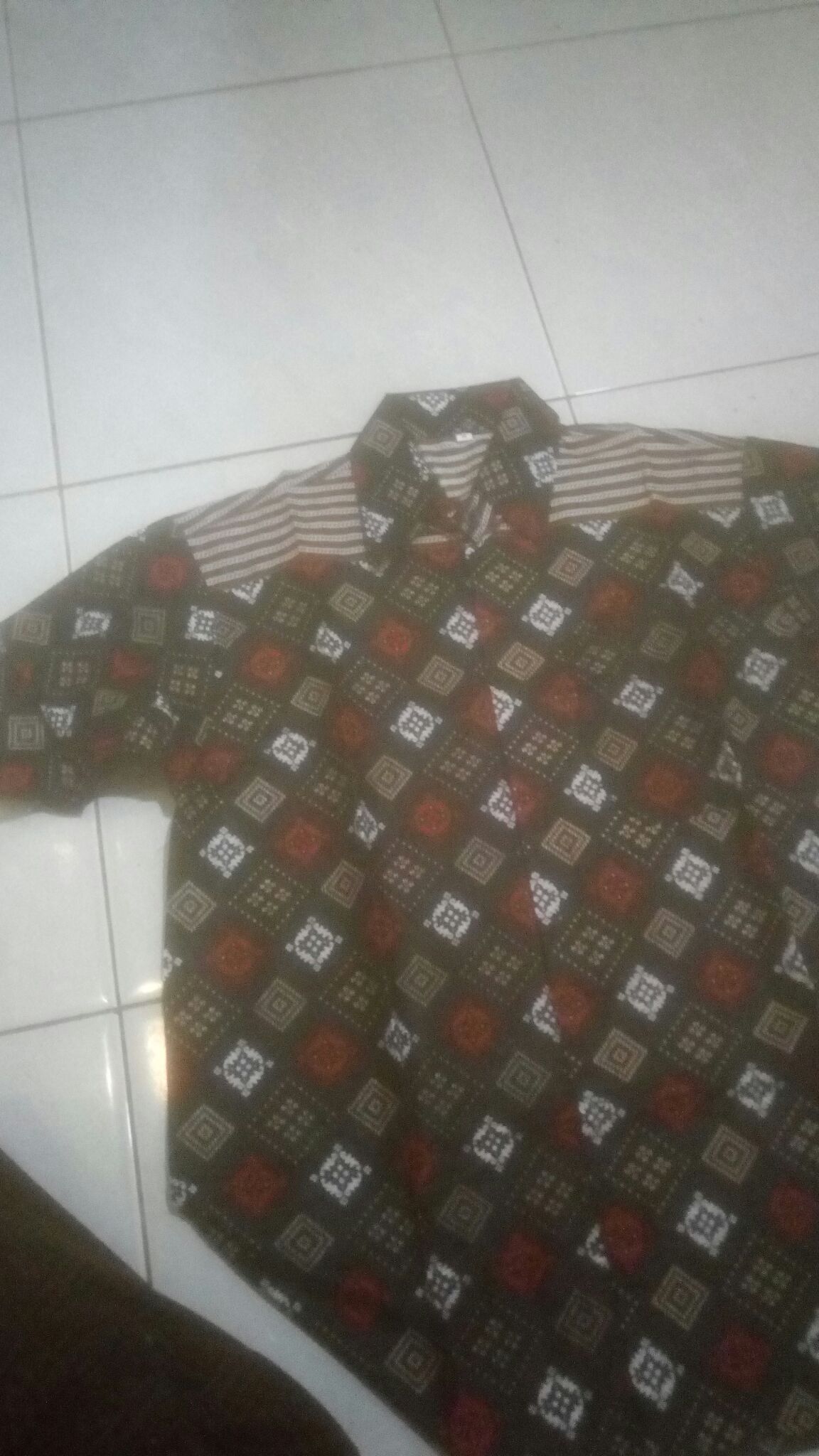 Nivana Batik Kemeja Batik Pria Motif Abas