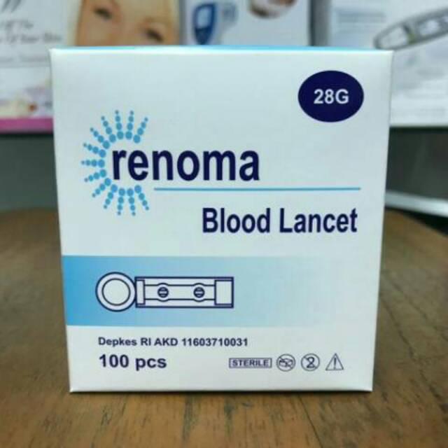 Blood lancet / jarum lancet / jarum cek darah / jarum bekam isi 100