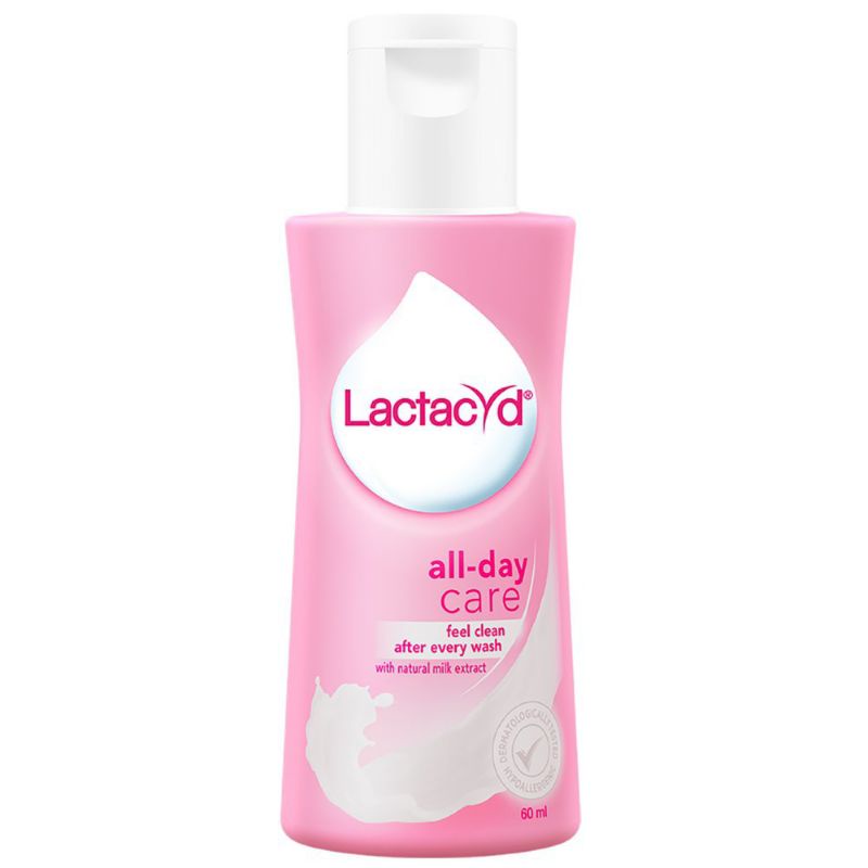 Lactacyd All Day Care 60mL - Pembersih Kewanitaan untuk Melindungi dari Gatal dan Iritasi