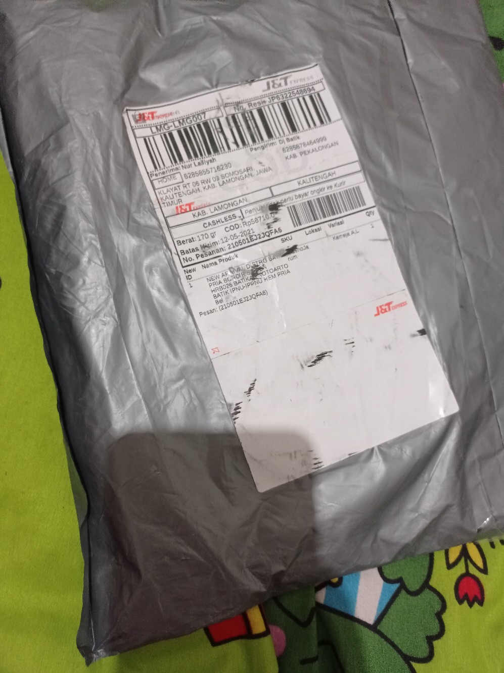 New Arrival Distro Batik Pria Bordir Sogan Hrb026 Batikaf Notoarto Batik Ipnu-ippnu Hem Pria Bel