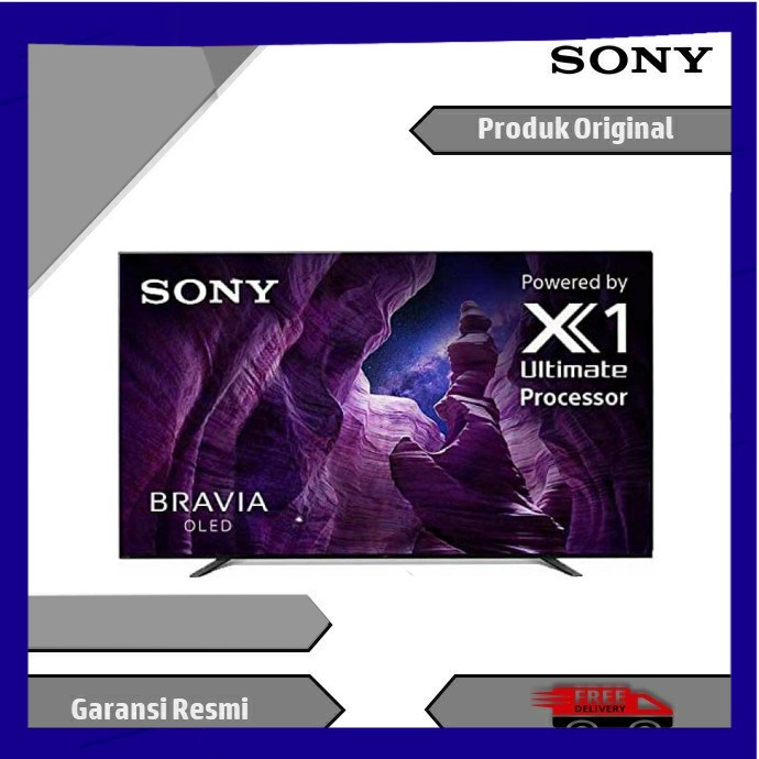 Jual promo SONY OLED TV KD65A8H SMART ANDROID TV 65 INC UHD 4K 65A8H