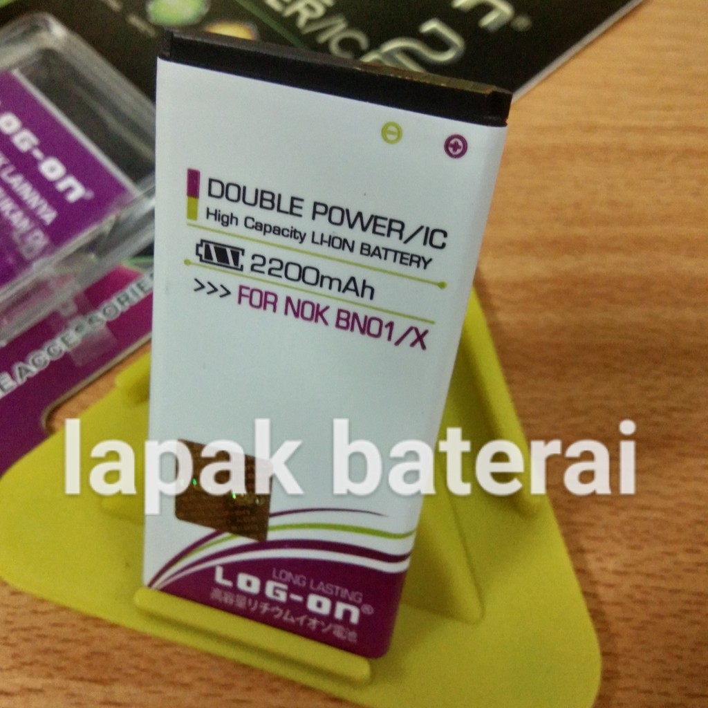 BATERAI NOKIA LUMIA X - BN01 - LOG ON DOUBLE POWER BATTERY BATRE