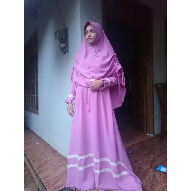 Khumaira set gamis murah grosir dan ecer terbaru