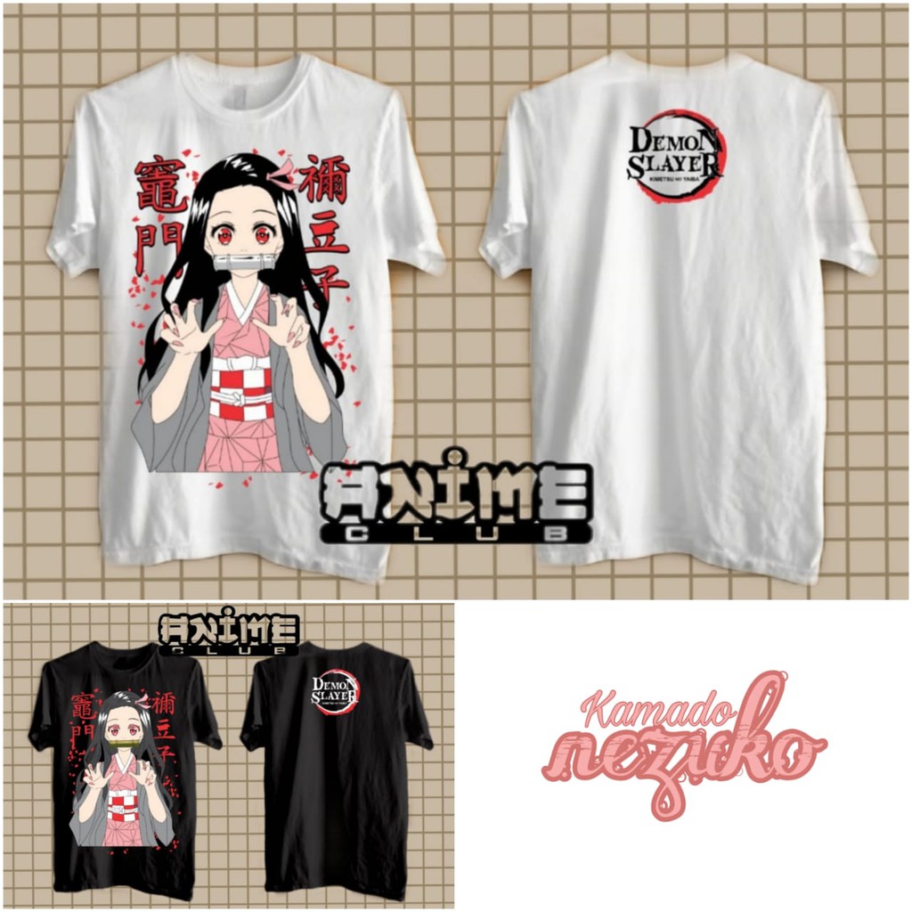 Baju Anime - Nezuko Kamado (Kimetsu No Yaiba)