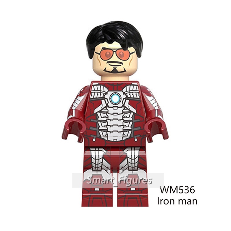 Mainan Action Figure Minifigures Doctor Samson Marvel Burung Nightcrawler Trickster Banshee Iron Man WM6028