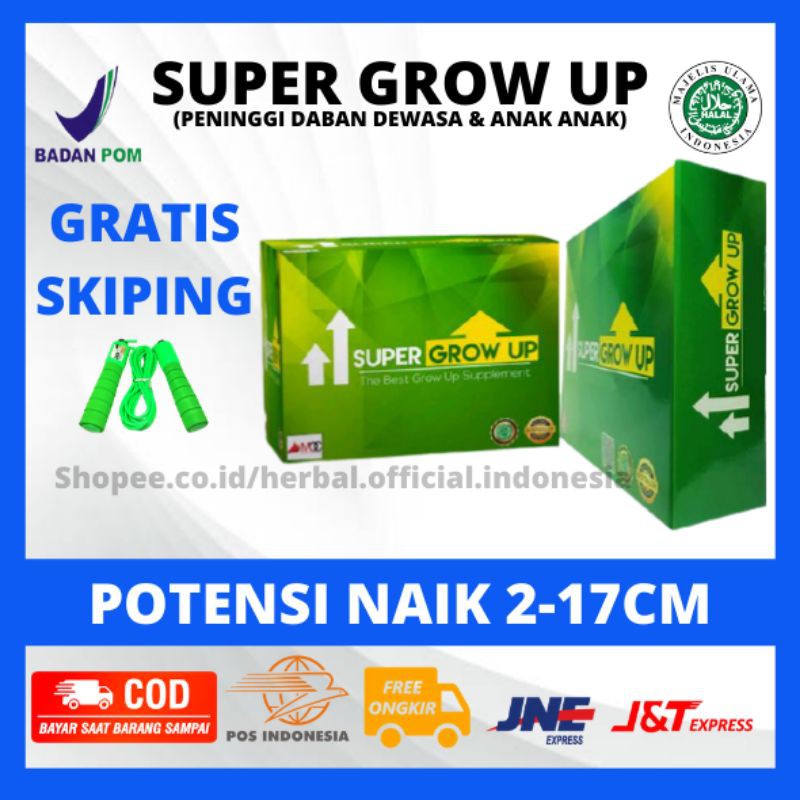 

[COD] SUPER GROW UP | peninggi badan | super grow up | susu peninggi badan alami