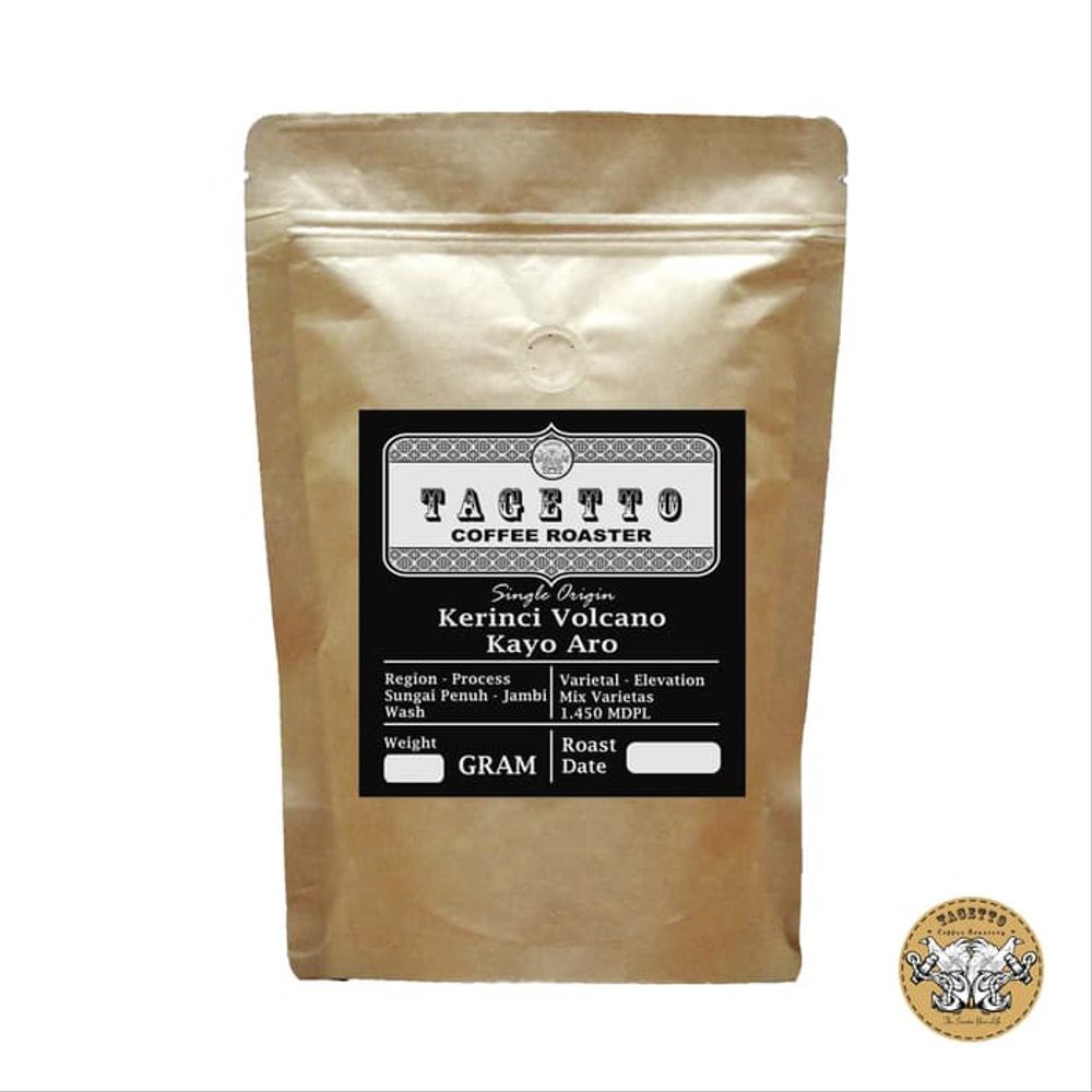 

Kerinci Kayu Aro 500GR Tagetto Coffee Kopi Arabica Limited