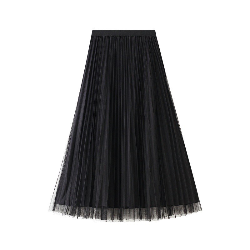 Double Face Velvet - Tutu Pleated Skirt Import( Rok Prisket Tutu Beludru ) [ Bisa Dua Muka ]