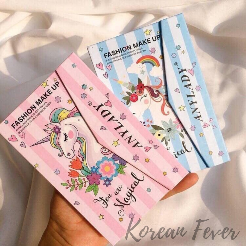 AnyLady - UNICORN STRIPES Make Up Palette Complete All in one Anylady 8662M