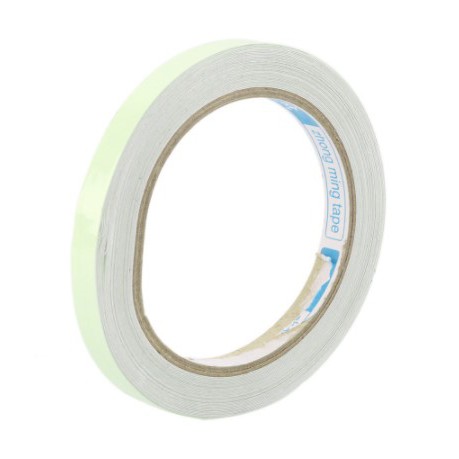 [ISOLASI] -  Lakban Glow In The Dark Luminous Adhesive Tape 1.5 cm x 10 m - A0015 - Multi-Color