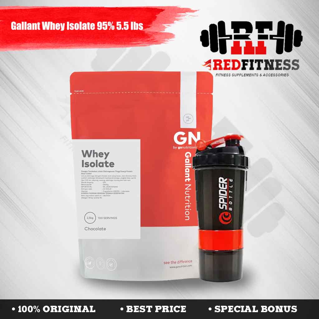 GN Gallant Nutrition Whey Protein Isolate 95% 5.5 lbs 100 Serving / Go Nutrition WPI