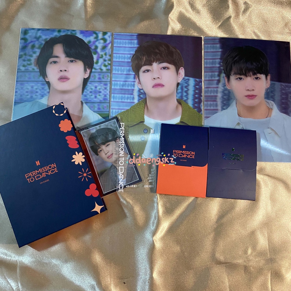 BTS PTD Permission to Dance mini pc photocard set 3d photo message photo card frame [RM Jin Suga Yoo