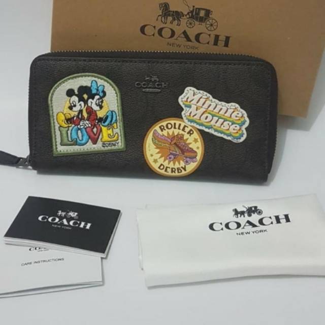 COACH X DISNEY MINNIE MOUSE WALLET AUTHENTIC PRELOVED