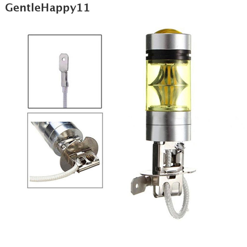 Gentlehappy Lampu Kabut Depan Mobil LED H3 100W 12 / 24V