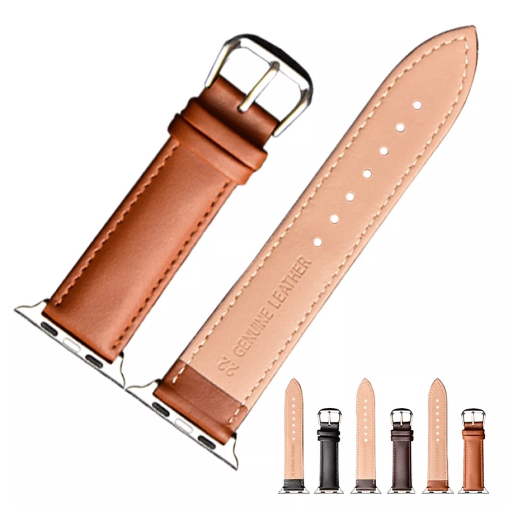 CLASSIC Leather Tali Kulit Strap Apple Watch 38mm 42mm 40mm 44mm 41mm 45mm Ultra