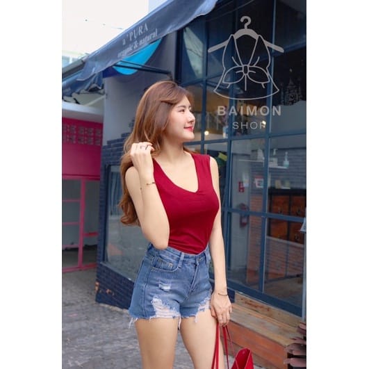 BEFAST - ZEC OOTD Wanita Tanktop AIYARA / ⭐️ PREMIUM LYCRA ⭐️Sephia Tanktop / Atasan Tanktop Pakain Wanita / Tanktop Casual Wanita Kekiniaan Remaja / Tanktop Polos / Tanktop Hangout Wanita