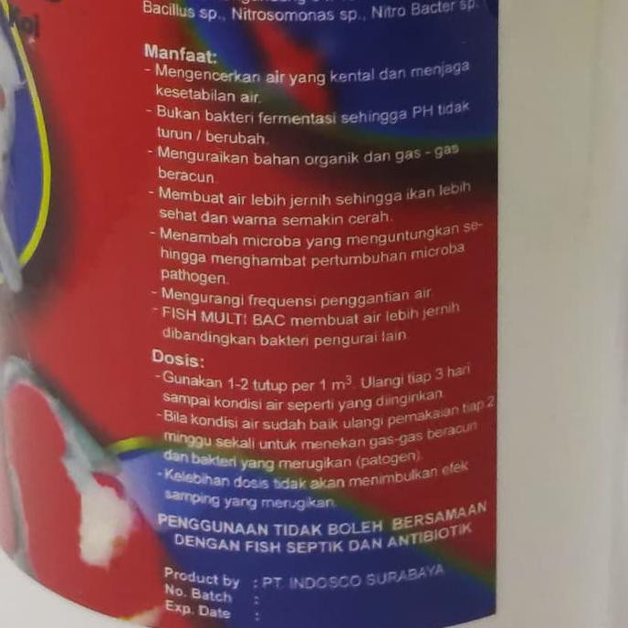 

Probiotik Untuk Ikan Koi Fish Multi Bac Anps Juara