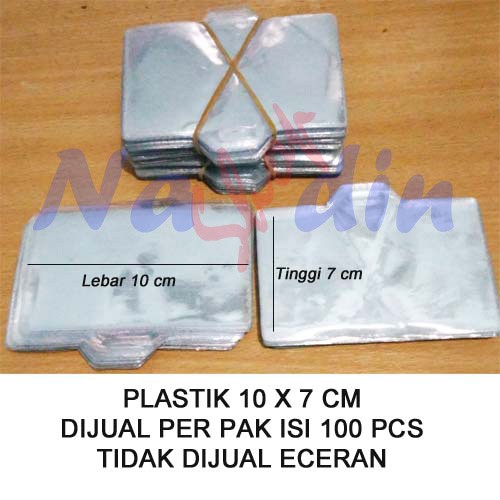 

Plastik 10 x 7 Cm (Dijual per pak isi 100 pcs)