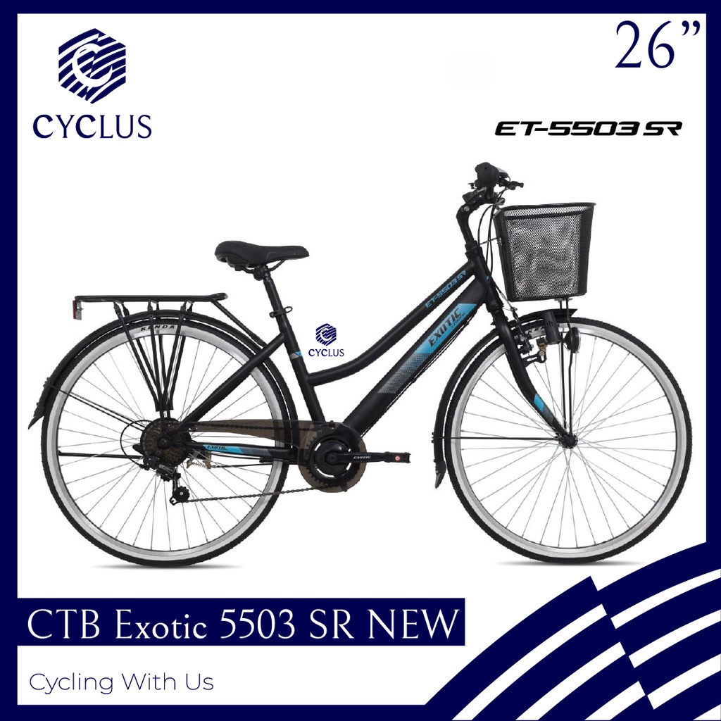 [EKA JAAYA SEPEDA] Sepeda Dewasa Mini CTB Exotic ET - 5503 TC ET 5503 SR NEW 7 Speed 26 Inch TERBARU