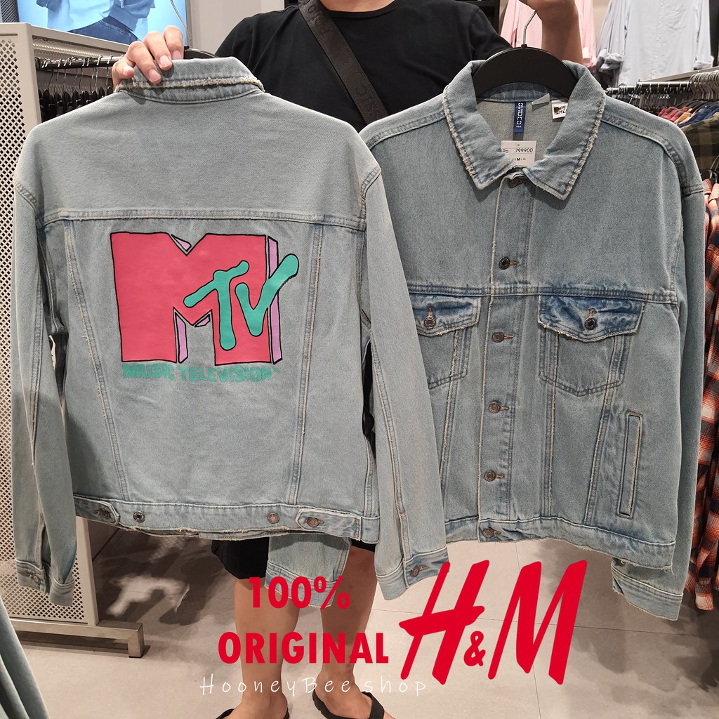 jaket denim pria h&m