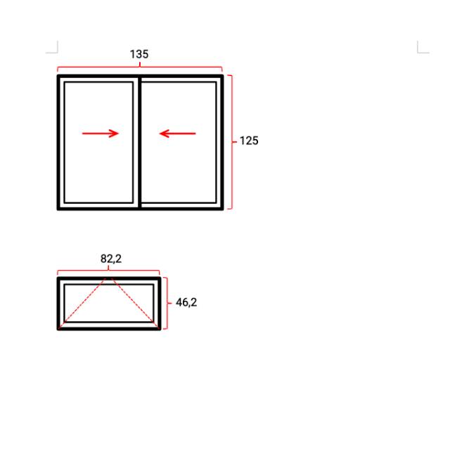 Pesanan Jendela Aluminium Sliding & Boven (Ibu. Endang)