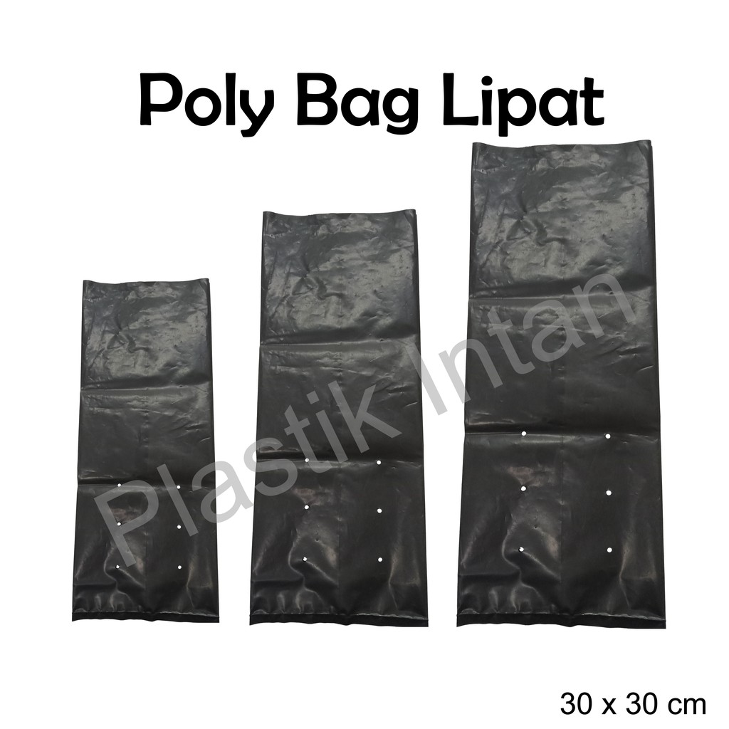 Polybag Lipat 15/30 x 30 - Hitam