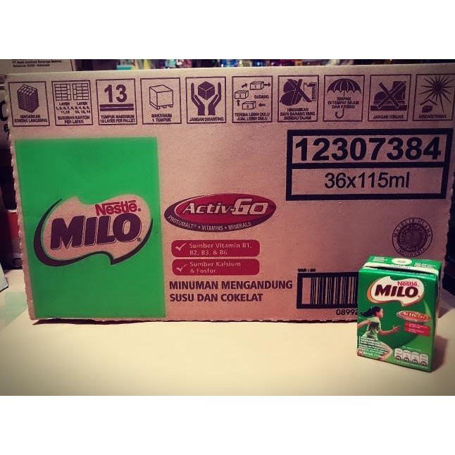 

PROMO ENAK MILO ACTIVE GO KOTAK 115 ML Terlaris