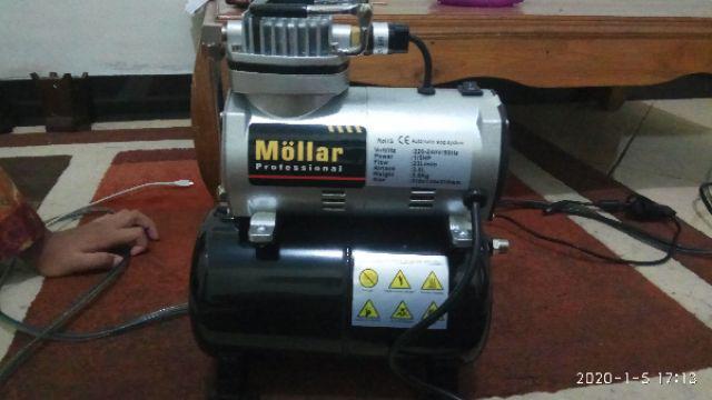 Kompresor Mini Compressor Oil - Less Tangki 3 Liter 150 Watt Mollar