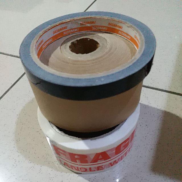 1 ROLL LAKBAN ISOLASI WARNA 12MM x 50M SAZANAMI SELOTIP 