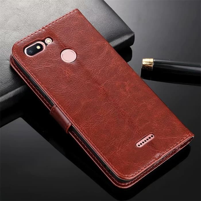 Case Xiaomi Redmi 6 - Redmi 6A casing dompet leather FLIP COVER WALLET