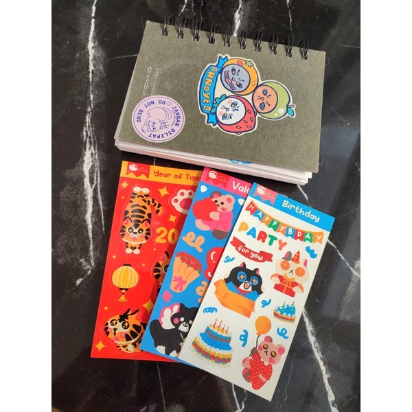 

Valentine and Birthday Sticker Sheets