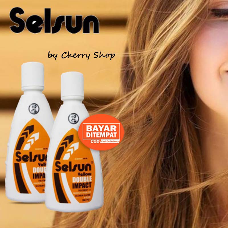 [ORI] [BPOM] SELSUN Shampoo Conditioner Series | Sampo anti ketombe Yellow Double Impact 50 &amp; 100 ML