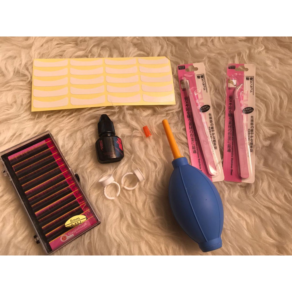 PAKET TANAM BULU MATA EKONOMIS / EYELASH EXTENSION KIT