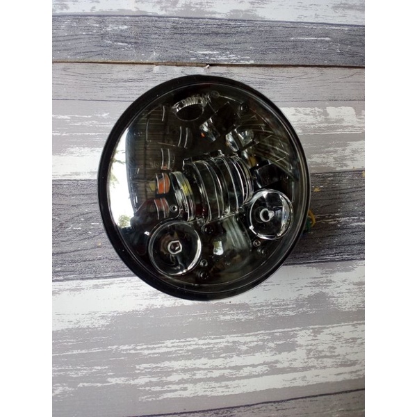 lampu depan headlamp daymaker 16 led 5" inch DOT SAE variasi honda cb gl tiger mp megapro harex here