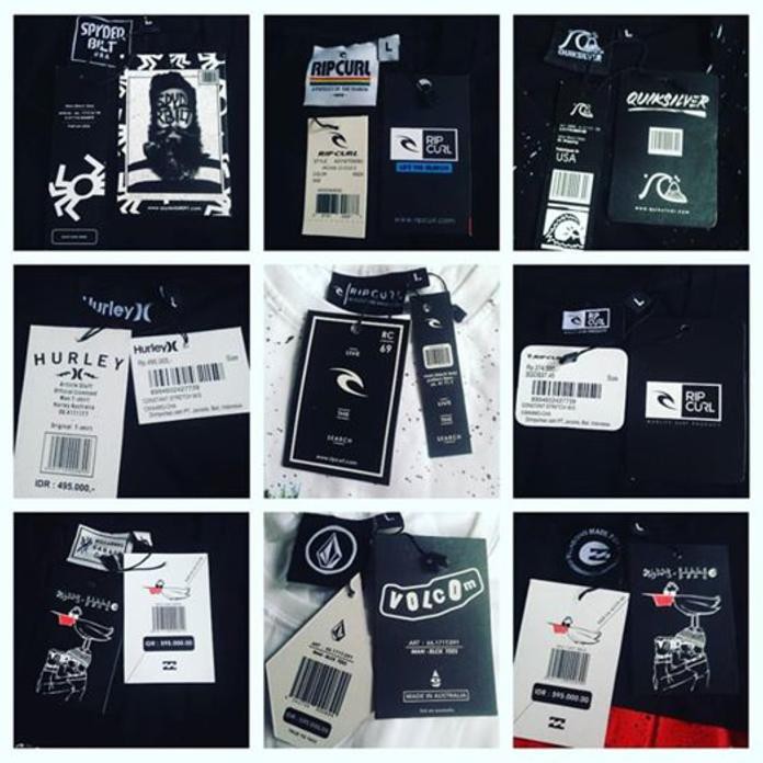 Promo Kaos Distro Surfing Original Quicksilver Ripcurl Volcom Hurley Dll