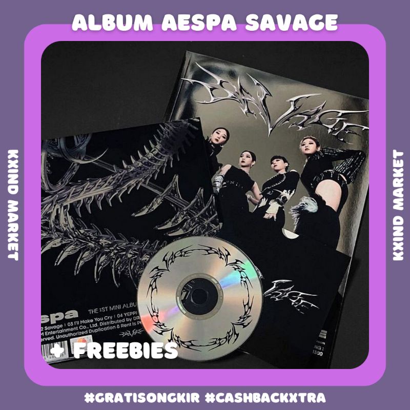 Album AESPA Savage PB Hallu VER / photobook aespa savage / album only aespa / album savage / pos VER