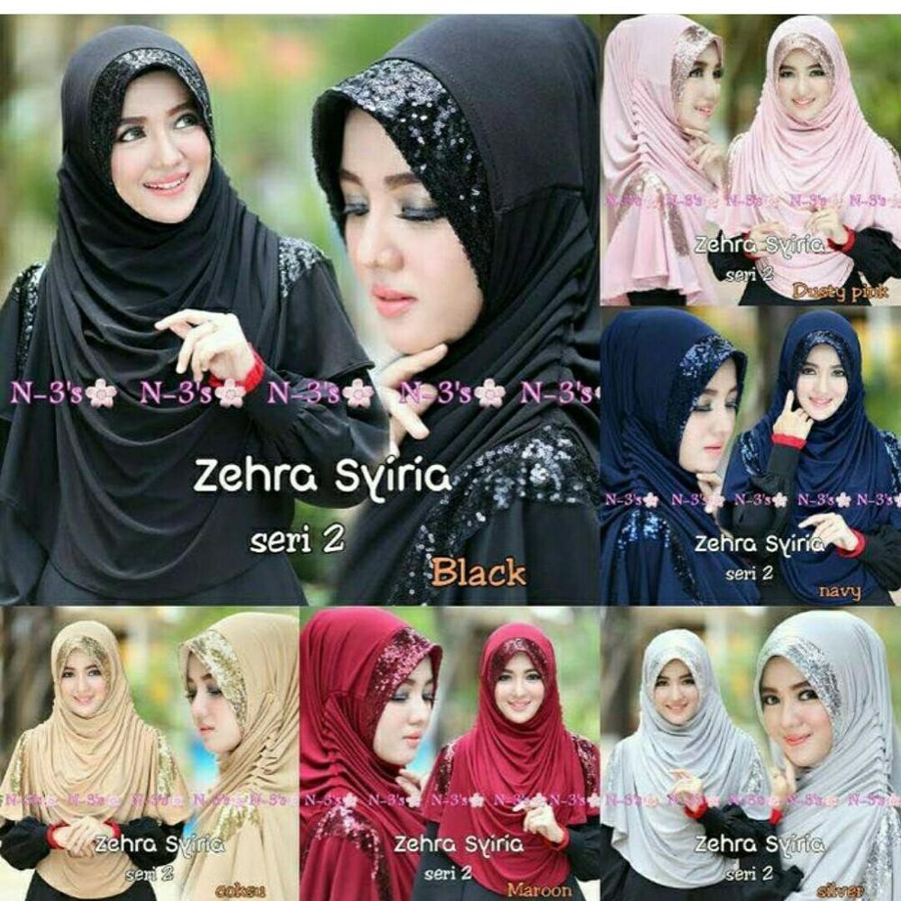 ✅✅ Hijab Syria Zehra Jilbab Instant Bergo Siria Zehra 2