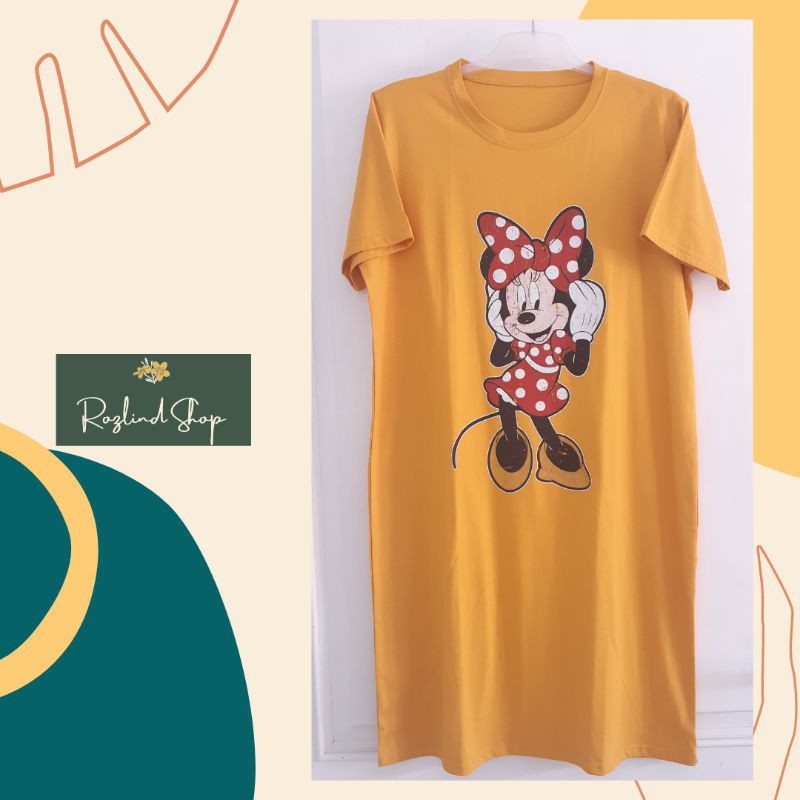 DASTER DEWASA IMPORT MICKEY TERUSAN BIG SIZE JUMBO FIT TO SIZE S - 2XL