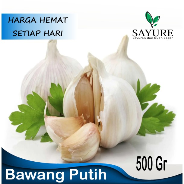 

BAWANG PUTIH BIASA 500 GR