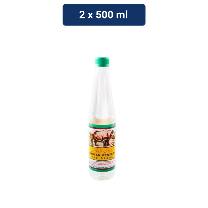 

Larutan Penyegar Cap Badak Original 2 x 500 mL